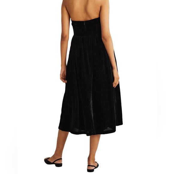 NWT Boden Strapless Velvet Dress - Picture 2 of 2